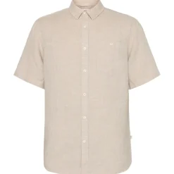 KnowledgeCotton Apparel - Regular Linen S/S Shirt - Hemd