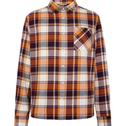 KnowledgeCotton Apparel - Regular Light Flannel Checkered - Hemd