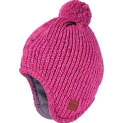 maximo - Kid's Mütze Rippe Mit Zopf - Mütze