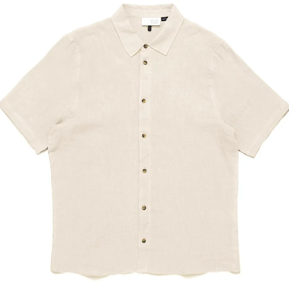 Mazine - Shortsleeve Linen Shirt - Hemd