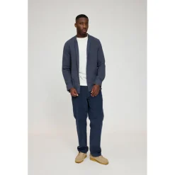 Mazine - Stand Collar Linen Shirt - Hemd