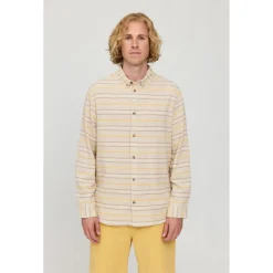 Mazine - Striped Linen-Mix Shirt - Hemd