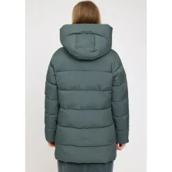 Mazine - Women's Basic Mid Length Puffer Jacket - Parka