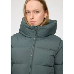 Mazine - Women's Basic Mid Length Puffer Jacket - Parka
