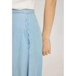 Mazine - Women's Denim Midi Skirt - Rock