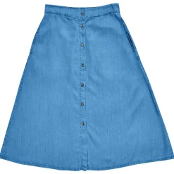 Mazine - Women's Denim Midi Skirt - Rock