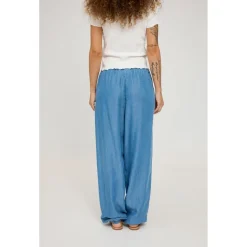 Mazine - Women's Denim Parachute Pants - Freizeithose