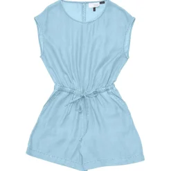 Mazine - Women's Denim Short Jumpsuit - Jumpsuit