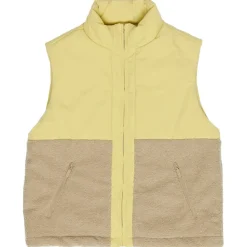 Mazine - Women's Fabric Blocking Vest - Fleeceweste
