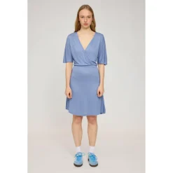 Mazine - Women's Faux-Wrap Jersey Dress - Kleid