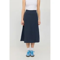Mazine - Women's Linen Midi Skirt - Rock