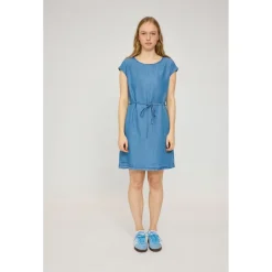 Mazine - Women's Sleeveless Denim Dress - Kleid