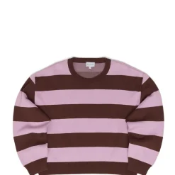 Mazine - Women's Striped Jacquard Knit Jumper - Pullover