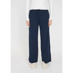 Mazine - Women's Wide Leg Jersey Knit Pants - Freizeithose
