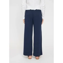 Mazine - Women's Wide Leg Jersey Knit Pants - Freizeithose