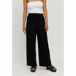 Mazine - Women's Wide Leg Viscose Pants - Freizeithose