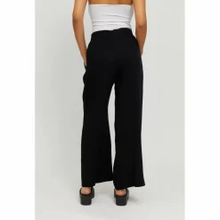 Mazine - Women's Wide Leg Viscose Pants - Freizeithose
