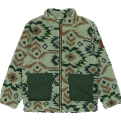 Mikk-Line - Kid's Teddy Mix Jacket AOP - Fleecejacke