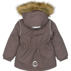 Mikk-Line - Kid's Winter Jacket Waist Solid with Fake Fur - Winterjacke