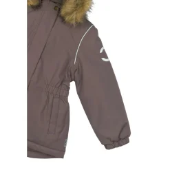 Mikk-Line - Kid's Winter Jacket Waist Solid with Fake Fur - Winterjacke