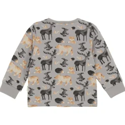 Minymo - Kid's T-Shirt L/S AOP Sweat - Longsleeve
