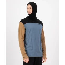 Mons Royale - Yotei Merino Powder Hood L/S - Merinoshirt