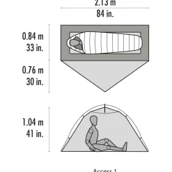 MSR - Access 1 Tent - 1-Personen Zelt