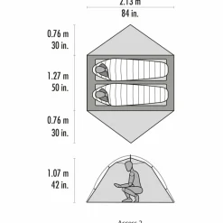 MSR - Access 2 Tent - 2-Personen Zelt