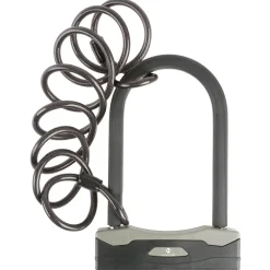 M-Wave - Bügelschloss mit Spiralgabel B & S - Fahrradschloss