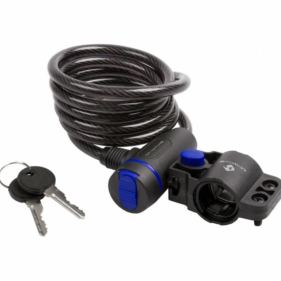 M-Wave - Spiralkabelschloss S 8.15 - Fahrradschloss