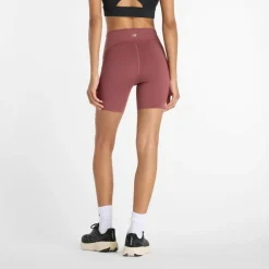 New Balance - Women's Sleek Pocket High Rise Short 6'' - Lauftights
