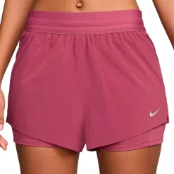 Nike - Women's Swift Dri-Fit Mid-Rise 2-In-1 Shorts - Laufshorts