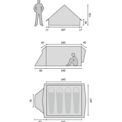 Nordisk - Vimur 4.8 - 4-Personen Zelt