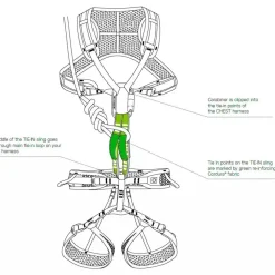 Ocun - Webee Chest Lite + Tie-In Sling - Brustgurt