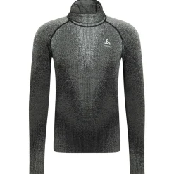 Odlo - Performance Warm Blackcomb Bl Top Facemask L/S - Kunstfaserunterwäsche