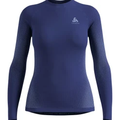 Odlo - Women's BL Top Crew Neck L/S Performance Warm Eco - Kunstfaserunterwäsche