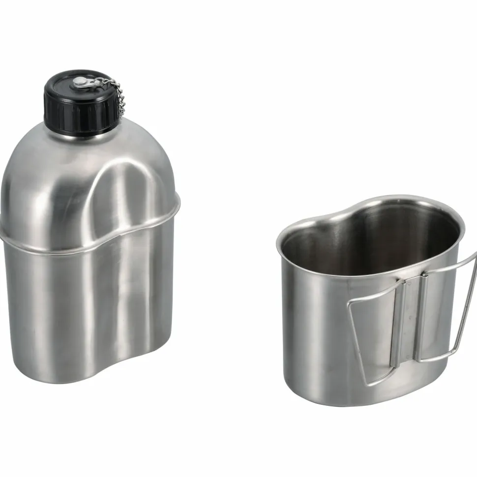 Origin Outdoors - Edelstahl Feldflasche - Trinkflasche