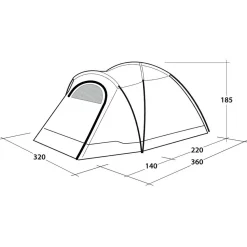 Outwell - Cloud 5 - Gruppenzelt