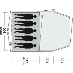 Outwell - Cloud 5 Plus - Gruppenzelt