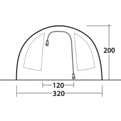 Outwell - Sky 5 - Gruppenzelt