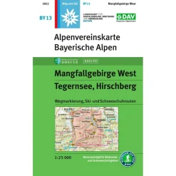 Panico - Mangfallgebirge West - Wanderkarte
