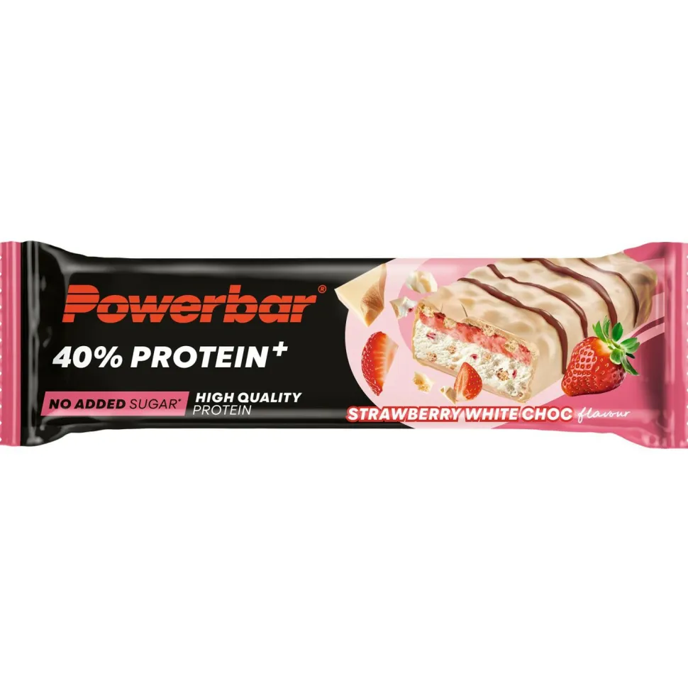 PowerBar - Protein 40% Crisp Low Sugar Strawb WhiteChoc - Recoveryriegel