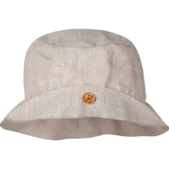 Pure Pure - Kid's Schlapphut Leinen mit Knopf - Hut