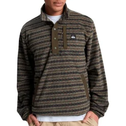 Quiksilver - No Destination Half Snap - Fleecepullover