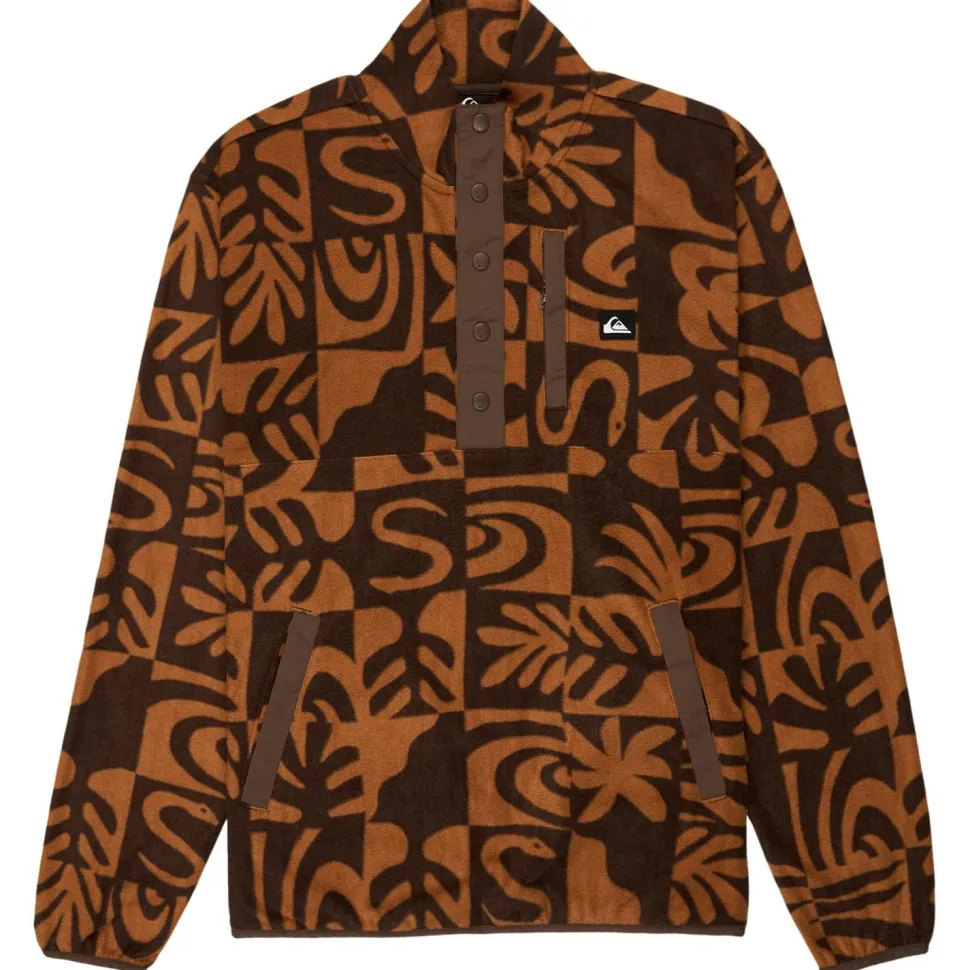 Quiksilver - No Destination Half Snap - Fleecepullover