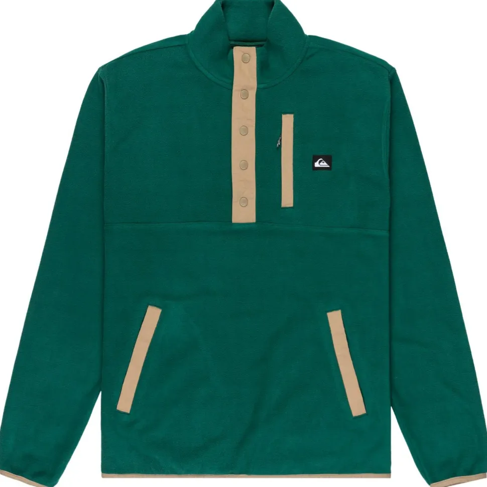 Quiksilver - No Destination Half Snap - Fleecepullover