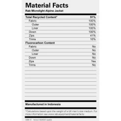 Rab - Microlight Alpine Jacket - Daunenjacke