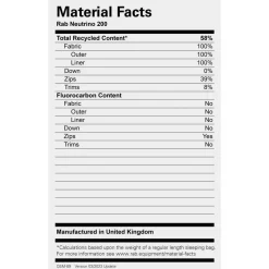 Rab - Neutrino 200 - Daunenschlafsack