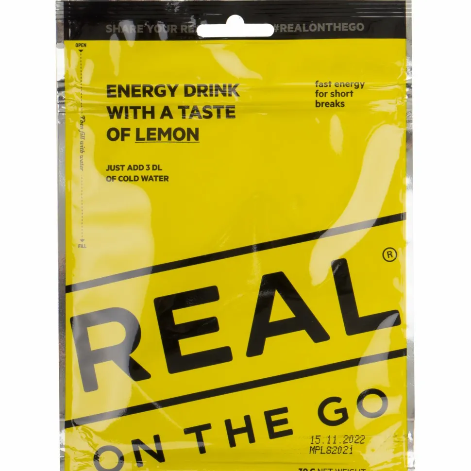 Real Turmat - Energy Drink Lemon - Energiegetränk