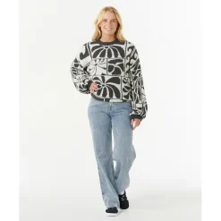 Rip Curl - Women's AOTS - TY Williams Jacquard Crew - Pullover